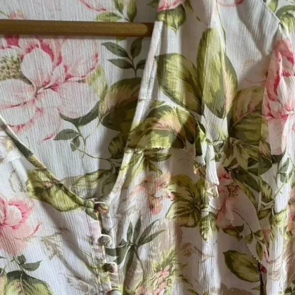 J. Jill Floral Cottage Core Button Down Blouse - Picture 7 of 13